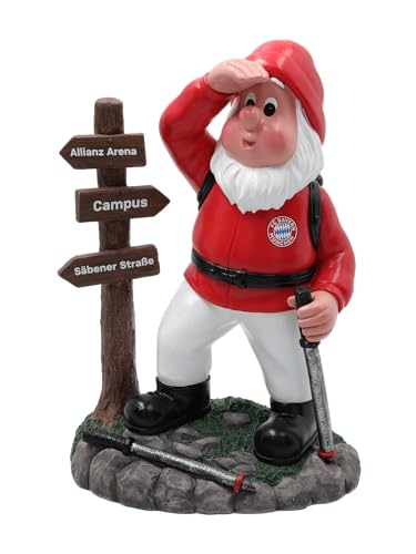 FC Bayern München I Gartenzwerg Bergsteiger I Rot/Weiß I Gartendeko von FC Bayern München