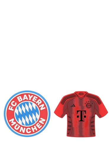 FC Bayern München | Magnet Logo & Trikot 2er-Set| Rot von FC Bayern München