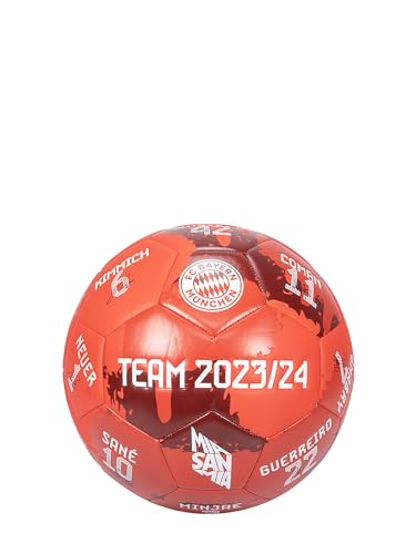 FC Bayern München Mini-Ball |Mini-Fußball Signature 2023-24 |Rot |Größe 1 von FC Bayern München