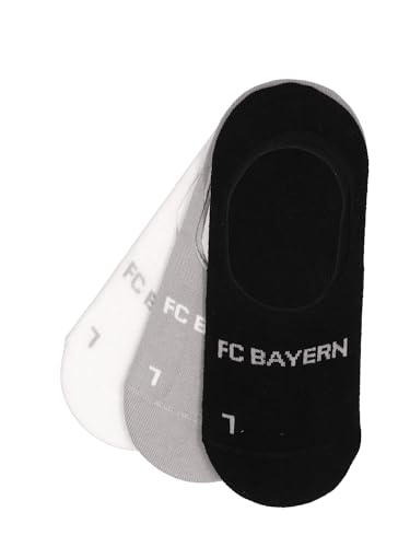 FC Bayern München | No-Show Socken 3er-Set| Mehrfarbig von FC Bayern München