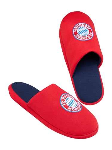 FC Bayern München Pantoffeln | Hausschuhe | Logo | Kinder | Rot von FC Bayern München