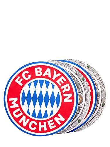 FC Bayern München Sitzkissen | Stuhlkissen | Rekordmeister | 4er-Set | Rot von FC Bayern München