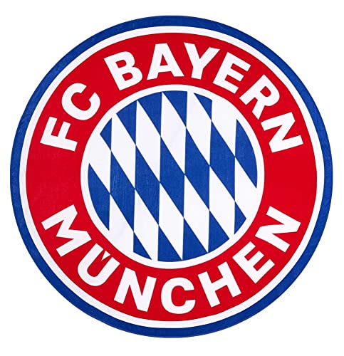 FC Bayern München Strandtuch/ Badetuch/ Saunatuch Logo XXL rund, 165cm von FC Bayern München