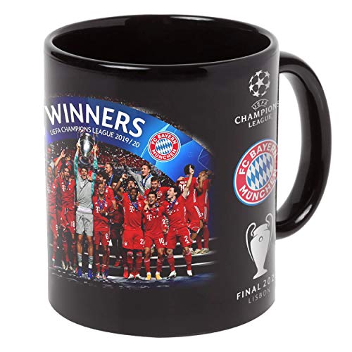 FC BAYERN MÜNCHEN Tasse Champions 2020 schwarz von FC Bayern München