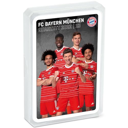 FC Bayern München Unisex Jugend 31297 Kartenspiel, Weiss, M von FC Bayern München