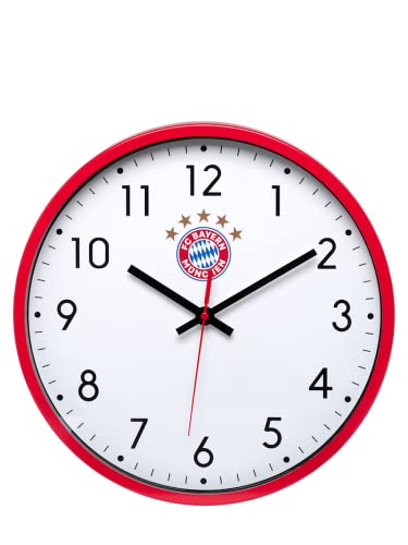 FC Bayern München Wanduhr Logo | Rot-Weiß von FC Bayern München