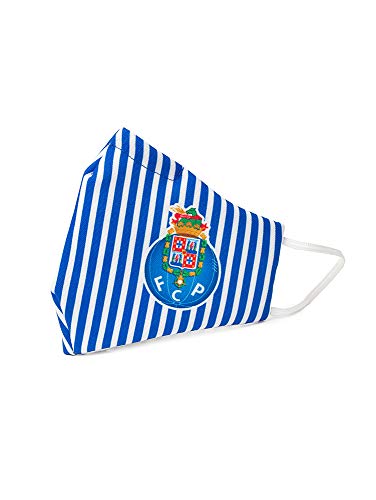 FC PORTO Gesichtsmaske mit 2 Logos, Unisex, Erwachsene, Blau, 0 von FC Porto