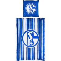 Bettwäsche Streifen von FC Schalke 04