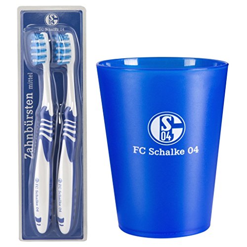 FC Schalke 04 Zahnputzbecher und Zahnbürste von FC Schalke 04