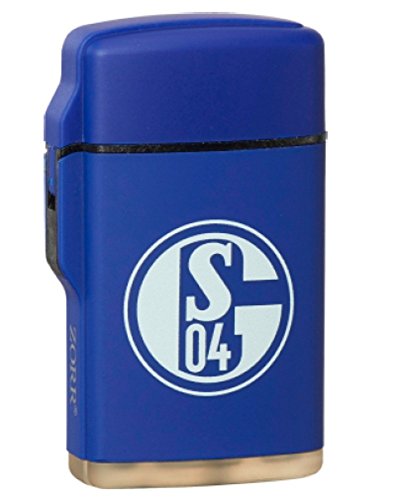 Feuerzeug Rubber Laser blau FC SCHALKE 04 S04 von FC Schalke 04