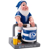 Gartenzwerg Trommler klein von FC Schalke 04