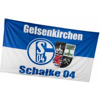Hissfahne GE-Schalke recycelt 150x250 cm von FC Schalke 04