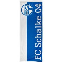 Hissfahne blau weiß 150x400 cm von FC Schalke 04