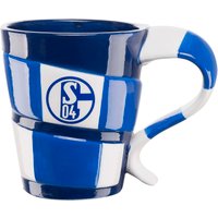 Kaffeebecher Schal Blockstreifen von FC Schalke 04