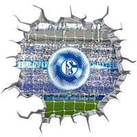 LED Wandsticker 3D Ball von FC Schalke 04
