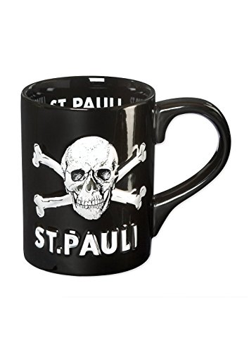 FC St. Pauli 3D Totenkopf Tasse Kaffeebecher Mug (schwarz, one Size) von FC St. Pauli