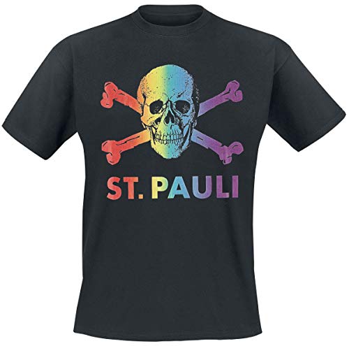 FC St. Pauli T-Shirt Herren schwarz/bunt, L von FC St. Pauli
