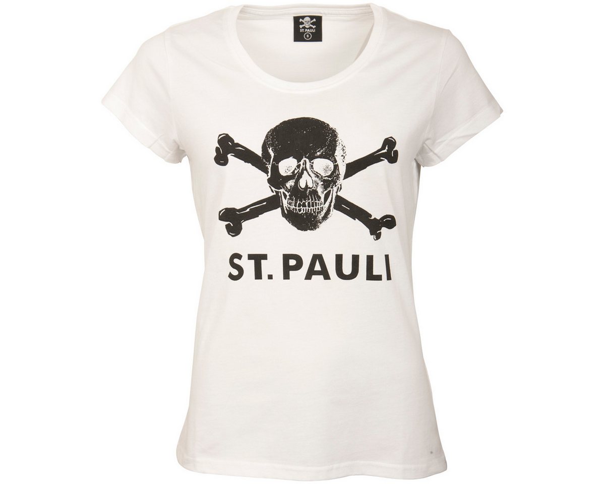 FC St. Pauli T-Shirt Totenkopf taillierter Schnitt von FC St. Pauli