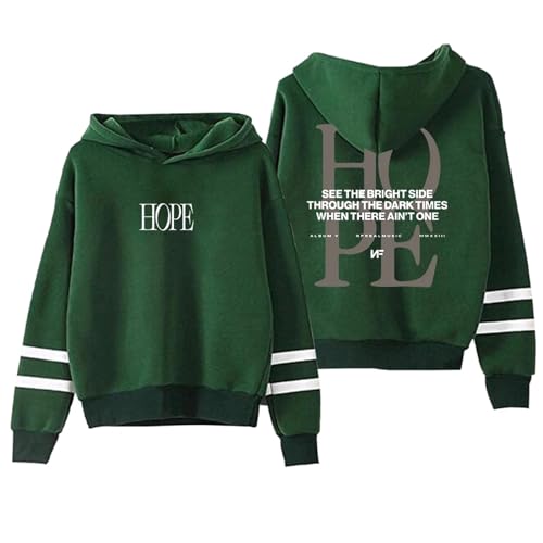 FCJKMNM NF Hope Merch Kapuzenpullover Hip Hop Style Pullover Hoodie Für Männer Frauen Harajuku Sweatshirt Frühling Herbst Sweatshirt XXS-4XL-Black||XXS von FCJKMNM