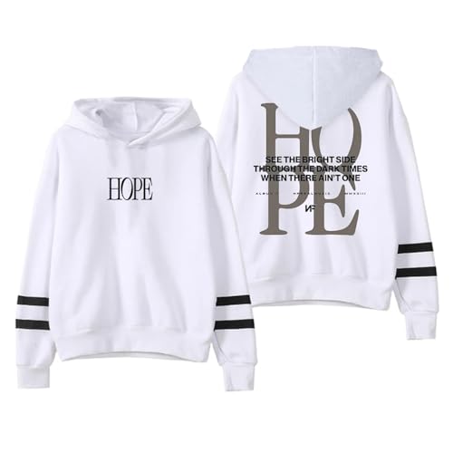 FCJKMNM NF Hope Merch Kapuzenpullover Hip Hop Style Pullover Hoodie Für Männer Frauen Harajuku Sweatshirt Frühling Herbst Sweatshirt XXS-4XL-Black||XXS von FCJKMNM