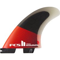 FCS II Accelerator PC Lrge Tri Retail Finne Set black von FCS