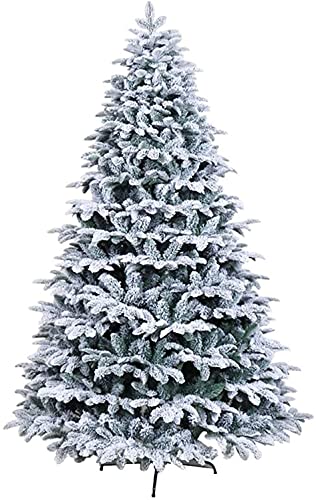 Weihnachtsbaum Künstlicher Baum Weihnachtsbaum Künstliche Bäume Dekoration Weihnachtsbaum Verschneite natürliche pralle Zeder Metallständer Einfach zu montieren für Weihnachtsfeier (Größe: 270 cm (9 von FDHGVCXZ