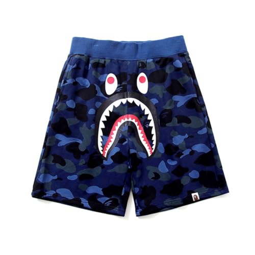 FDTURES 24ss Sport Casual Hose Bap Hai Camouflage Jugend Casual Shorts Midpants Männer Reine Baumwolle Shorts-color1||S von FDTURES