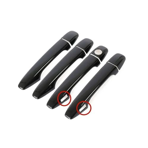 FDWPJYO Für Subaru WRX WRX STI 2015 2016 2017 2018 2019 2020 Glänzend Schwarz Auto Türgriff Abdeckung Pad Aufkleber Overlay Styling Zubehör von FDWPJYO