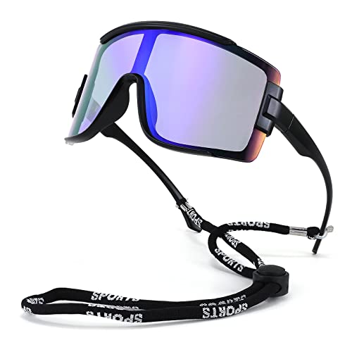 FEISEDY Fahrradbrille Herren Sport Sonnenbrille für Damen Sportbrille UV Schutz Radsportbrillen für Outdooraktivitäten B4057 von FEISEDY