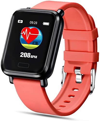 FENHOO Smartwatch, Fitness Uhr Fitness Tracker mit Pulsuhren Blutdruck Messgeräte Schrittzähler Wasserdicht IP68, Sportuhr mit Schlafmonitor Musiksteuerung für Herren Damen Stoppuhr für iOS Android von FENHOO