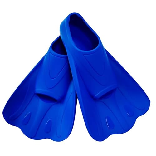 Schnorchelflossen für Kinder Erwachsene, Leichte Tauchen Tauchflossen, Trainingsschwimmflossen für Männer Frauen Kinder -Blue||XL von FERVEX