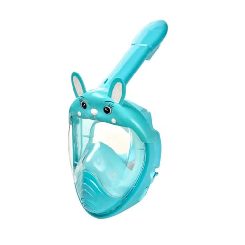 Schwimmbrille Erwachsene, Tauchmaske und Schnorchel mit Weichen Mundstück, Tauchmaske aus für Schnorcheln Schwimmen und Tauchen -Light Blue||XS-Kids von FERVEX