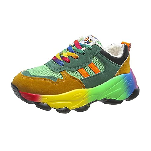 FErolan Schuhe für Männer Frauen Laufschuhe Frauen Herren Walking Tennis Sneakers Regenbogen Homosexuell Schuhe Geschenke,A,38 von FErolan