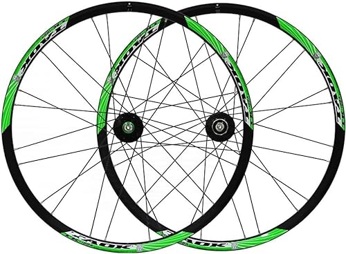 Fahrrad-Laufräder24 Fahrrad-LaufradsatzFahrrad-Doppelwandfelgen aus AluminiumScheibenbremsenPerlin-LagernabenSchnellspann-Laufradsätze von FFFHYIZH