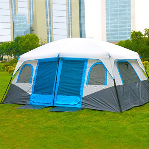 Großes Zelt für 8–12 Personen, Familienzelt mit 2 Schlafzimmern, Festival-Party, unverzichtbares großes Zelt, wasserdichtes Zelt, 4800 mm – 430 x 305 x 203 cm von FFFHYIZH