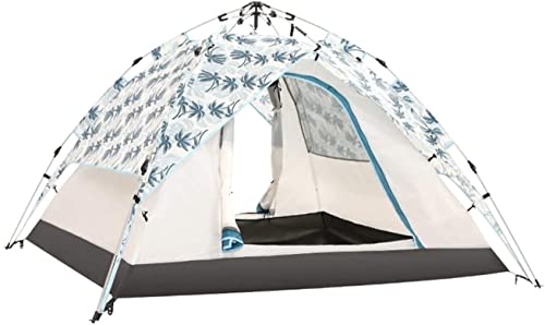 Zelt im Freien für 3–4 Personen, regensicher, Familiencamping, schnelles, doppelschichtiges Camping, verdicktes doppeltes hydraulisches Zelt, wunderschöne Landschaft von FFFHYIZH