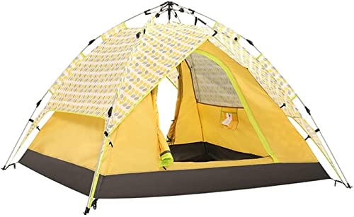 Zelt im Freien für 3–4 Personen, regensicher, Familiencamping, schnelles, doppelschichtiges Camping, verdicktes doppeltes hydraulisches Zelt, wunderschöne Landschaft von FFFHYIZH