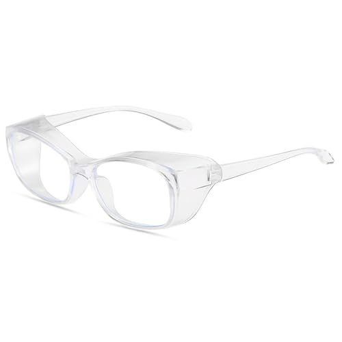 FGAQLUK Anti-Pollen-Allergie-Brille for Erwachsene, Anti-Blaulicht-Brille, Beschlagfreie, Allumfassende Schutzbrille, Geeignet for Besondere Umgebungen Und Menschen Mit Empfindlichen Augen (Color : T von FGAQLUK