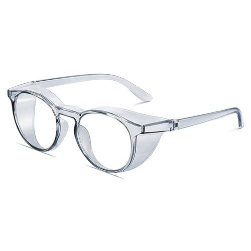 FGAQLUK Anti-Pollenallergie-Brille, Anti-Blaulicht-Brille, Anti-Beschlag, 3D-Rundum-Schutzbrillenrahmen, Schutzbrille For Erwachsene (Color : Blue B) von FGAQLUK