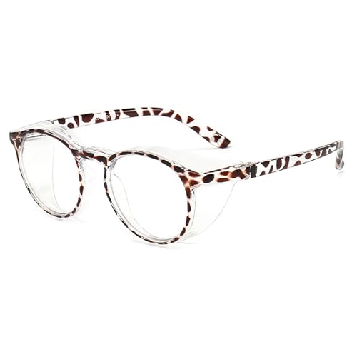 FGAQLUK Anti-Pollenallergie-Brille, Anti-Blaulicht-Brille, Anti-Beschlag, 3D-Rundum-Schutzbrillenrahmen, Schutzbrille For Erwachsene (Color : Flower B) von FGAQLUK