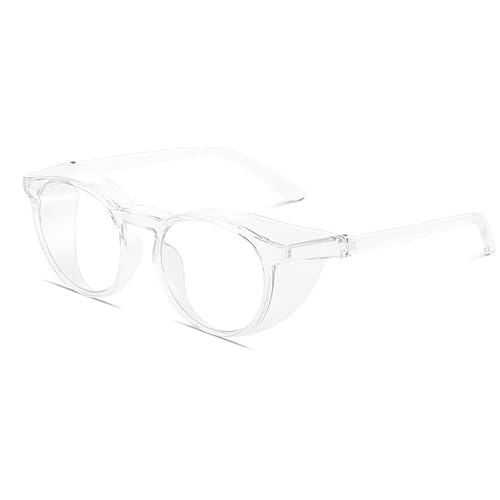 FGAQLUK Anti-Pollenallergie-Brille, Anti-Blaulicht-Brille, Anti-Beschlag, 3D-Rundum-Schutzbrillenrahmen, Schutzbrille For Erwachsene (Color : Transparent) von FGAQLUK