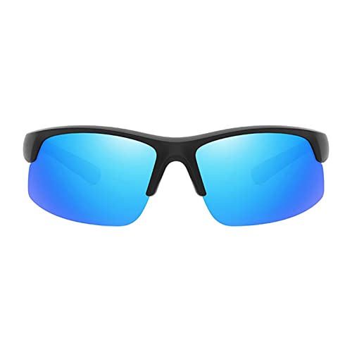 FGUUTYM Rave Brille Reiten Laufen Winddichte Sonnenbrille Outdoor Sonnenschutz Sportbrille mit Brillenetui Brille Rot (Blue, One Size) von FGUUTYM