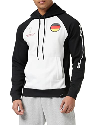 FIFA Herren Official World Cup 2022 Overhead Hoodie, Mens, Germany, Small Kapuzenpullover, White von FIFA