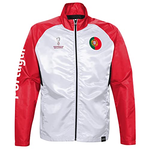 FIFA Herren Offizielle World Cup 2022 Trainingsjacke – Portugal, Rot, S von FIFA