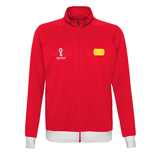 FIFA Herren Offizielle World Cup 2022 Trainingsjacke – Spanien, Rot, L von FIFA