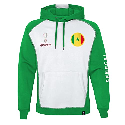 FIFA Herren Offizieller World Cup 2022 Overhead Hoodie Kapuzen-Sweatshirt, Grün, XXL von FIFA