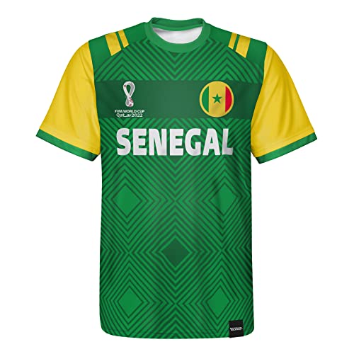 FIFA Jungen Official World Cup 2022 Classic Short Sleeve-Senegal T-Shirt, Green, X-Large von FIFA