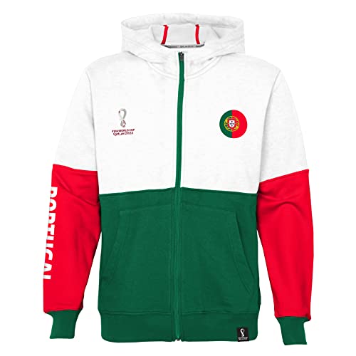 FIFA Jungen Official World Cup 2022 Overhead Hoodie, Kids, Spain, Age 7 Kapuzenpullover, Red, Large von FIFA