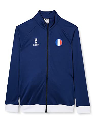 FIFA Jungen Official World Cup 2022 Tracksuit Jacket, Youth, France, Age 12-13 Track, Blue, Large, 10-12 von FIFA