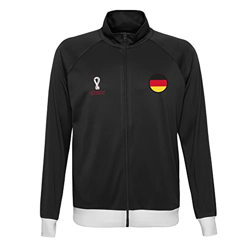 FIFA Jungen Official World Cup 2022 Tracksuit Jacket, Youth, Germany, Age 10-12 Track, Black, Medium, 9-10 von FIFA